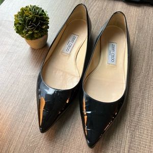 Jimmy Choo - Love Flat Patent Leather Ballet Flats